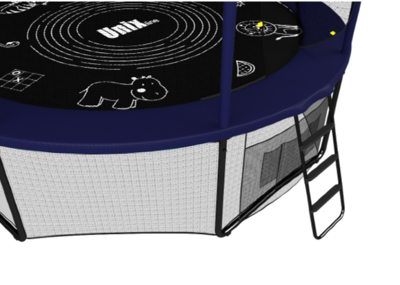 Батут UNIX line SUPREME GAME 10 ft (blue)