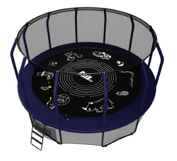 Батут UNIX line SUPREME GAME 14 ft (blue)
