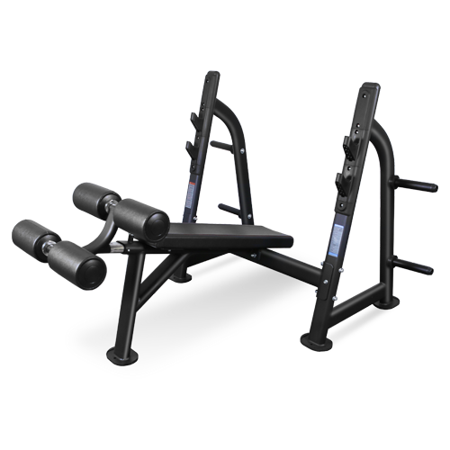 Скамья для жима с отрицательным наклоном Bronze Gym BR-1013