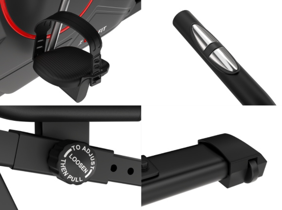 Горизонтальный велотренажер UNIXFIT BR-390